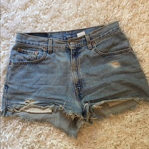 🔑Levi cutoff shorts